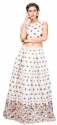 Nena Fashion Women white lehenga choli (daman)