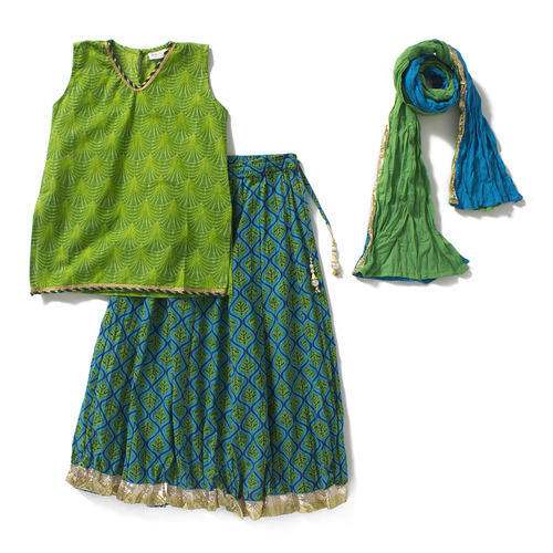  Kids Cotton Lehenga by Kids Lane