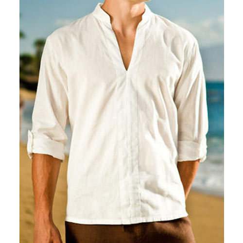 Plain White Mens Shirt 