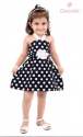 Dotted Print Kids Girls Frock  thumb 1