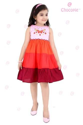 Girls Printed Frocks 