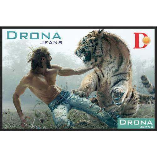 Mens Roughed Jeans