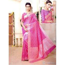 Printed fancy crepe saree