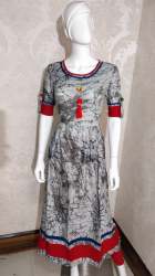 slab cotton printed kurti