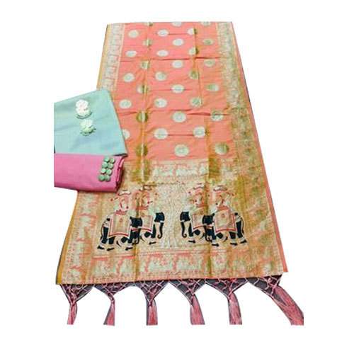 Designer Trendy Banarasi Silk Salwar Suit