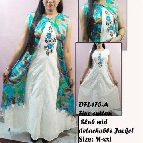 Fancy Double layer Stylish Kurti by DFL Kurtis