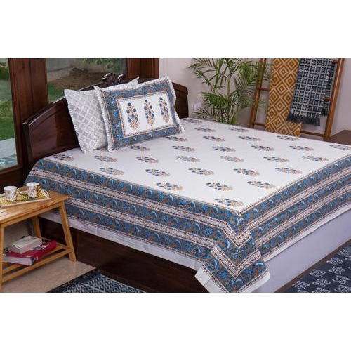 Designer Floral Print Bed Sheet