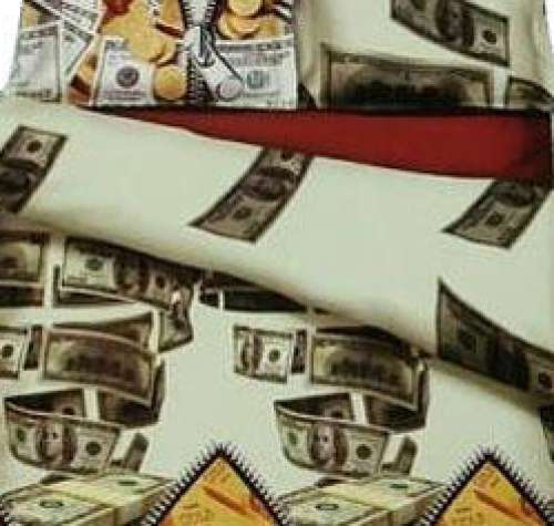 designer printed bed sheet