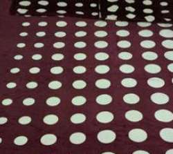 printed dot bed sheet