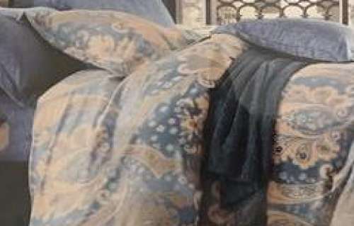 traditional printed bed sheet