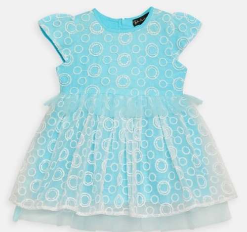 Girls Floral Printed Frock
