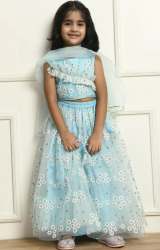 Girls Sleeveless Ready to Wear Lehenga 