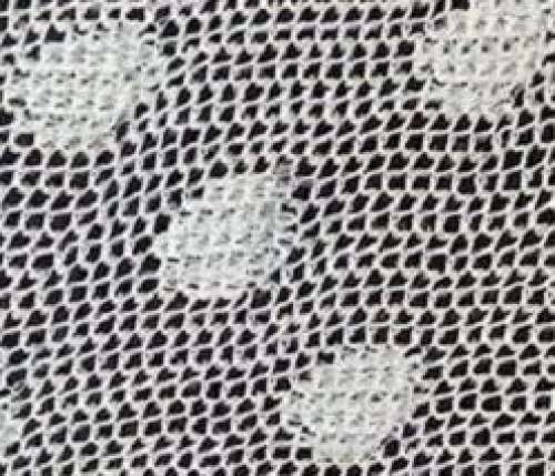 Polyester Net Knitted Fabric(Gray) by Balkrishna Textiles