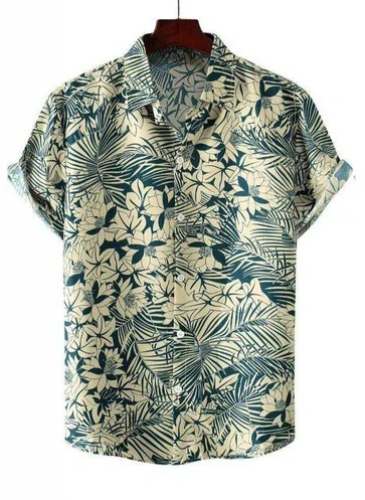 Half sleeve beach Printed Shirt  by B S Silks