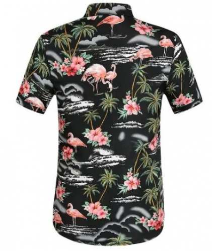 Hawaiian Beach Wear Printed Shirt  by B S Silks