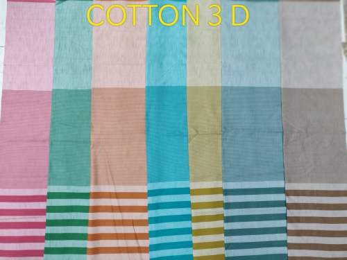 COTTON 3 D FABRIC