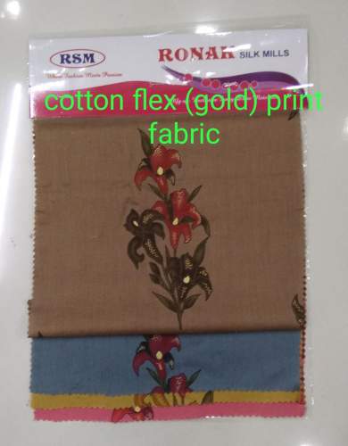 Cotton flex printed fabric