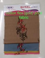 Cotton flex printed fabric