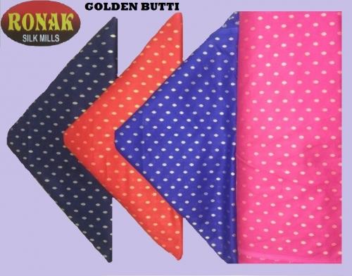 Cotton Golden Butti Fabrics
