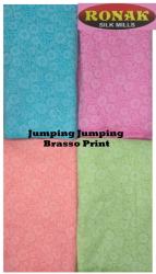 Cotton Jumping Jumping Brasso print