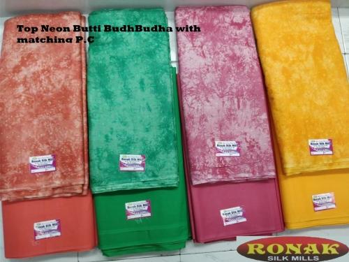 Cotton Neon Butti Budh Budha Print