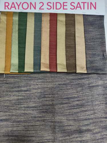 RAYON 2 SIDE SATIN FABRIC