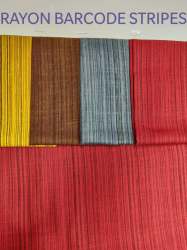 RAYON BARCODE STRIPE FABRIC