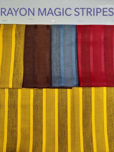RAYON MAGIC STRIPES FABRIC