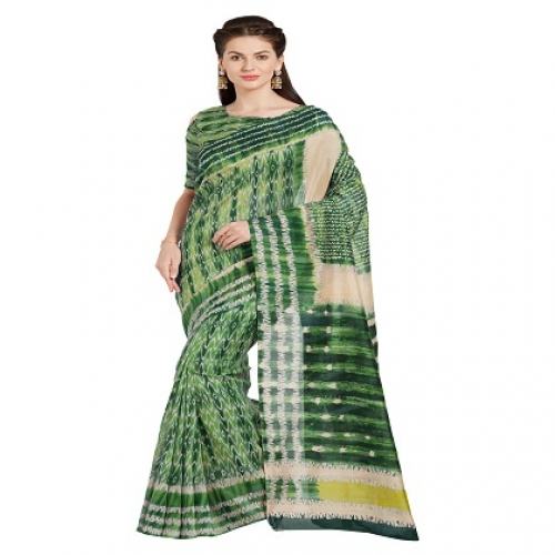 Digital Print Art Silk Saree