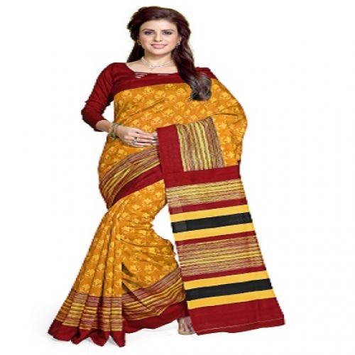 Print Art Silk Saree