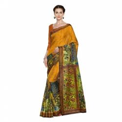 Semi Digital Print Saree1