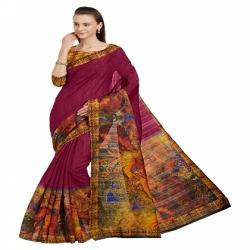 Semi Digital Print Saree10