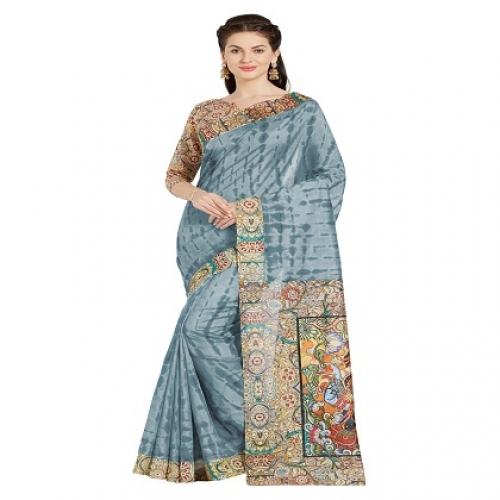 Semi Digital Print Saree4