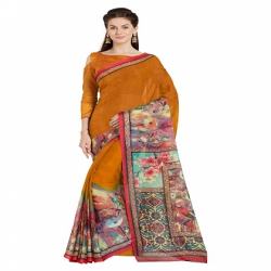 Semi Digital Print Saree 6