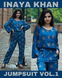 Girls Printed Jump Suits