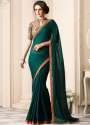 Fancy Georgette Embroidery Sarees