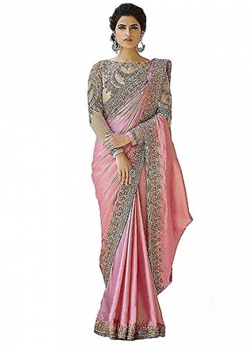Buy Purvi Fashion Women Georgette Saree by Purvi Fashion