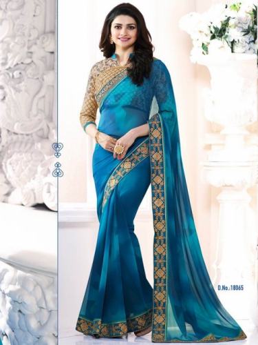 Designer Embroidery Sky Blue 
