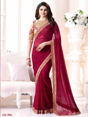 Red Georgette Sarees