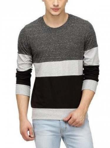 Mens Cotton Full Sleeve T Shirt by G G Fashion