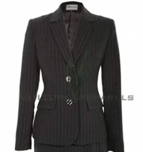 Ladies Grey Corporate Blazer by Vulture Apparels