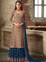 Blue Color Anarkali Salwar Suit