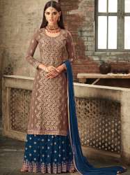 Blue Color Anarkali Salwar Suit