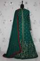 Faux Georgette anarkali suit thumb 1