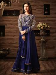 georgette anarkali suit-2