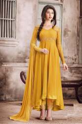 Georgette anarkali suit
