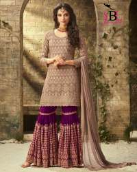 Georgette Mohini Plazo Salwar Suit