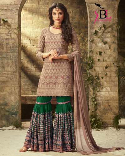 Georgette Plazo Suit 52001