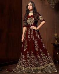 Georgette Semi Stitched Salwar Suit