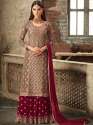 Gorgette Anarkali Salwar Suit